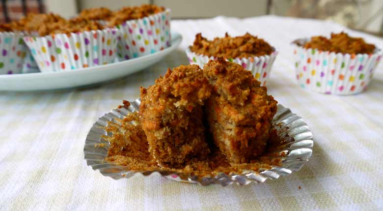 Carrot Cake Breakfast Muffins (paleo, gluten-free)| Perchance to Cook