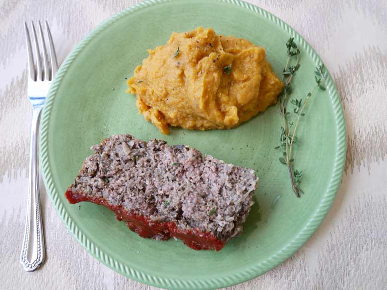 Paleo Mushroom Meatloaf (GF) | Perchance to Cook, www.perchancetocook.com