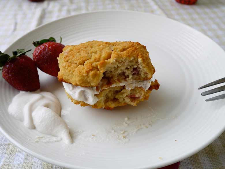 Strawberry Shortcake (Paleo, gluten-free) | Perchance to Cook
