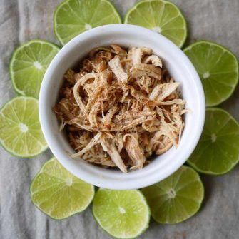 Key Lime Pie Pulled Chicken (paleo, GF, slow cooker) | Perchance to Cook, www.perchancetocook.com