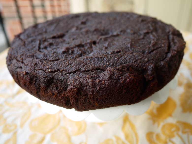 Let the cake air out.