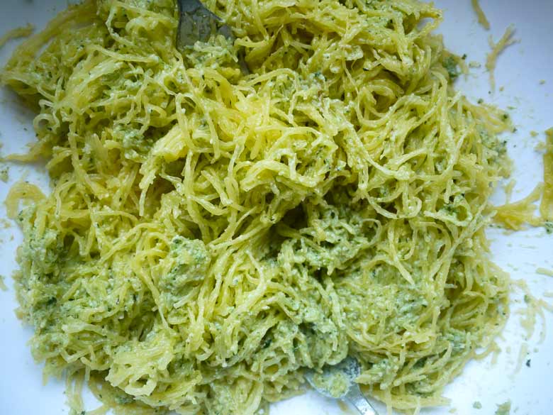 Pesto-Spagetti-Squash-Chicken-and-Zucchini-perchancetocook-7
