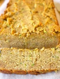 Buttery Zucchini Banana Bread (without butter!) (paleo, GF) | Perchance to Cook, www.perchancetocook.com