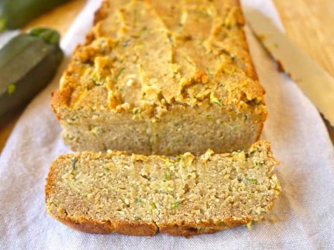 Buttery Zucchini Banana Bread (without butter!) (paleo, GF)