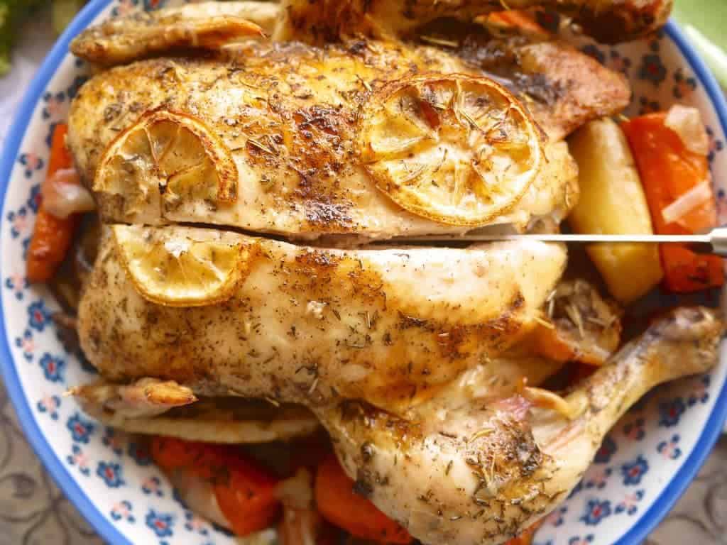 Thyme-Infused-Roasted-Chicken-Root-Veggies-paleo-perchancetocook-6