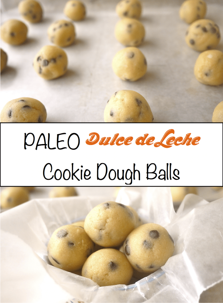 Paleo Dulce de Leche Cookie Dough Balls, grain-free, refined sugar-free, non-processed dessert. They are AMAZING!