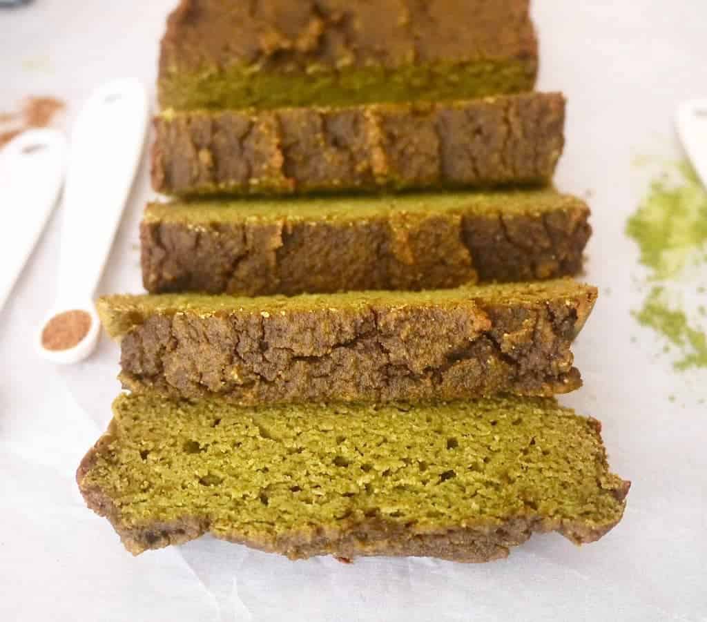 Grain-Free Morning Matcha Loaf (Paleo, GF)| Perchance to Cook, www.perchancetocook.com