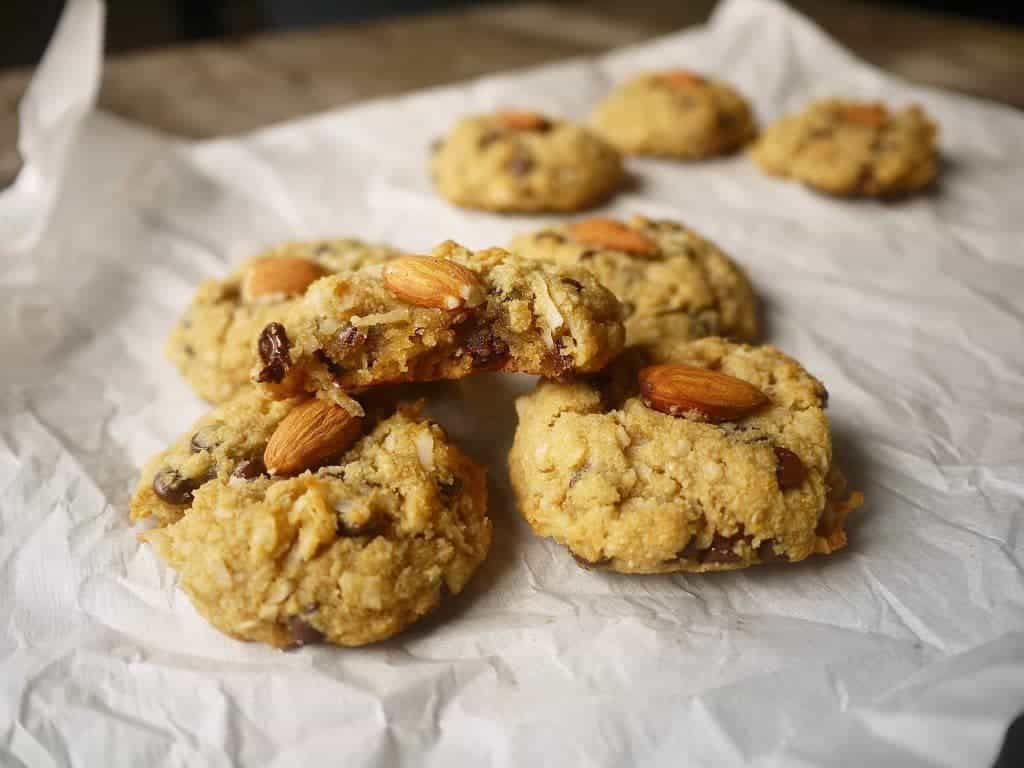 Paleo Almond Joy Cookies (GF)| Perchance to Cook, www.perchancetocook.com