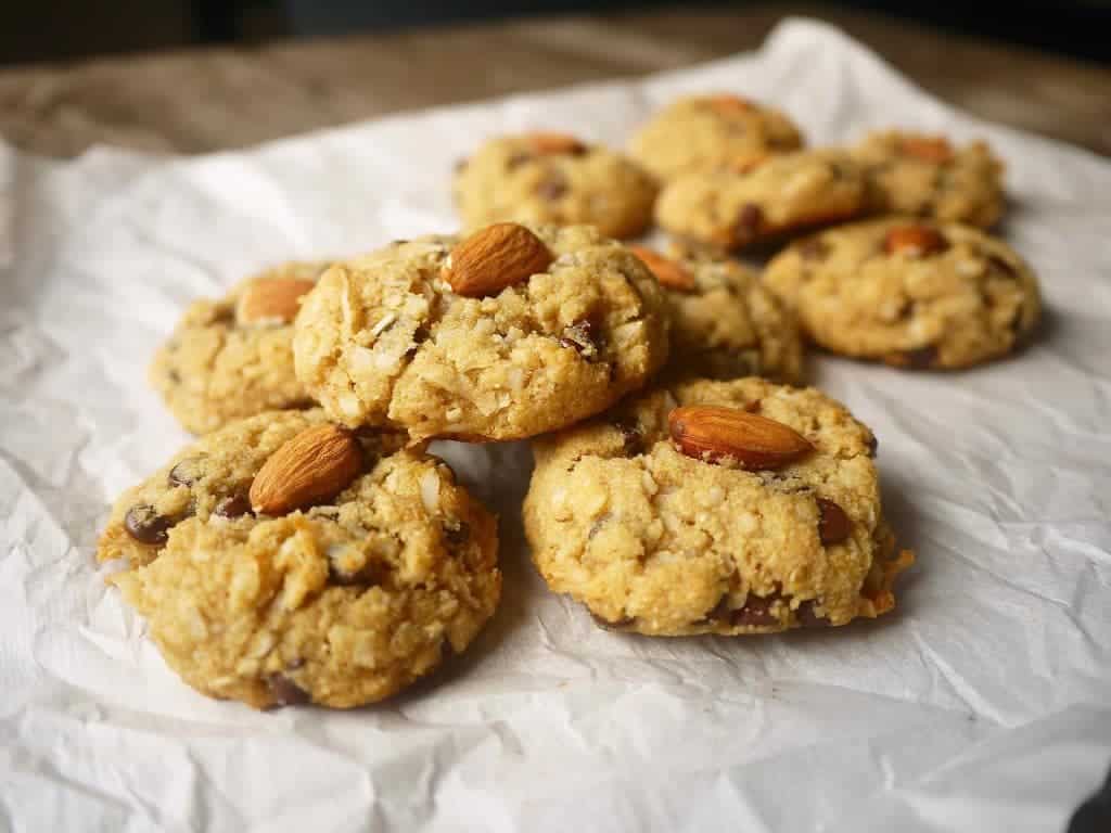 Paleo Almond Joy Cookies (GF)| Perchance to Cook, www.perchancetocook.com