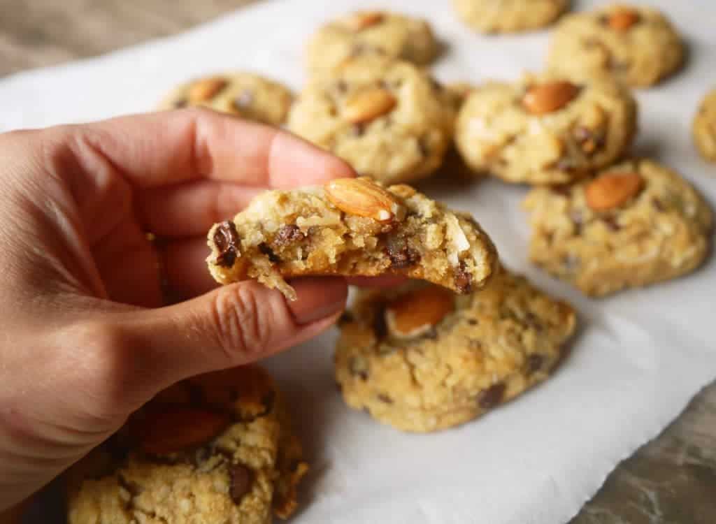 Paleo Almond Joy Cookies (GF)| Perchance to Cook, www.perchancetocook.com