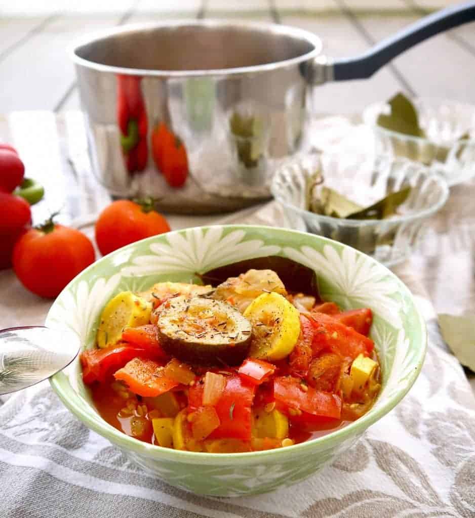 My Mom's Ratatouille, a naturally Paleo healthy recipe. |Perchance To Cook, www.perchancetocook.com