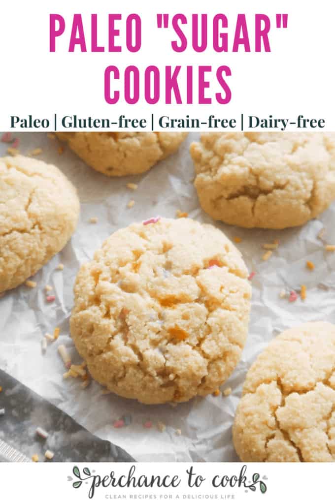 An easy healthier soft and fluffy "sugar" cookie recipe made without refined sugars or flours.