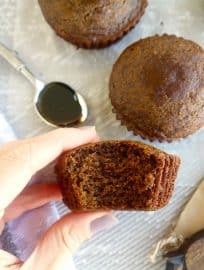 Paleo Chestnut Flour Gingerbread Muffins (GF) | Perchance to cook, www.perchancetocook.com