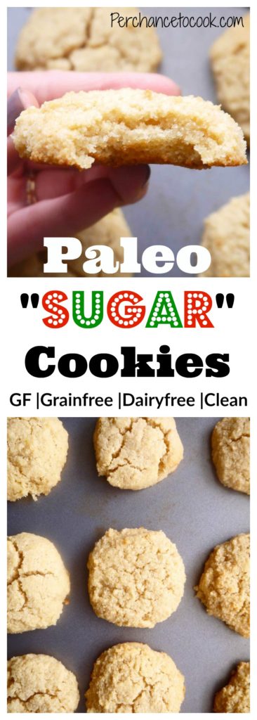 Paleo "Sugar" Cookies | Perchance to Cook, www.perchancetocook.com