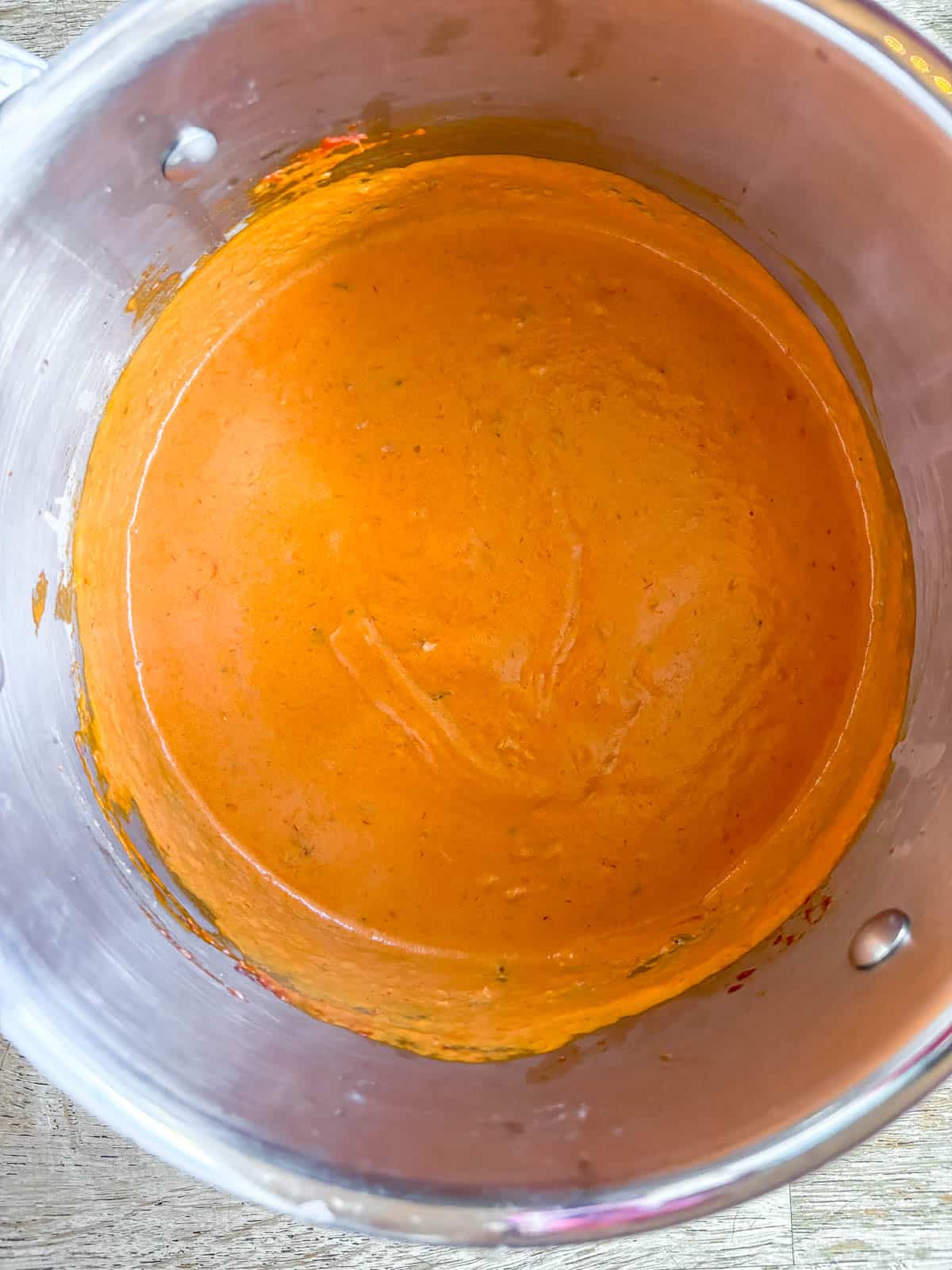 Coconut added to the vodka sauce.