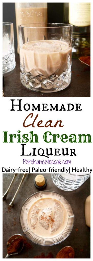 Homemade Clean Irish Cream Liqueur | Perchance to Cook, www.perchancetocook.com