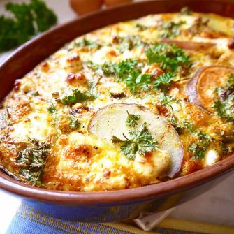 Paleo Baked Spanish Tortilla (GF) | Perchance to Cook, www.perchancetocook.com