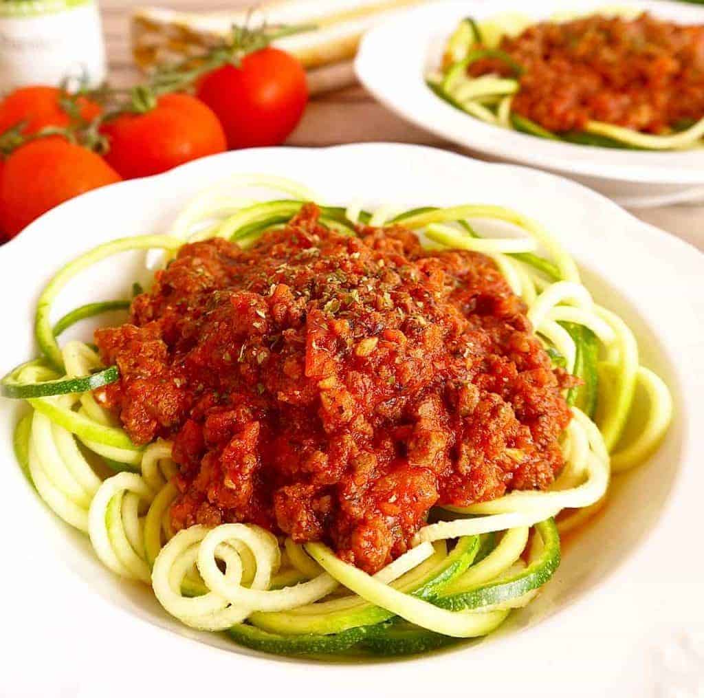 Paleo Bison Bolognese {GF} | Perchance to Cook, www.perchancetocook.com
