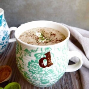 Dairy-free Matcha Hot Chocolate (Paleo) | Perchance to Cook, www.perchancetocook.com