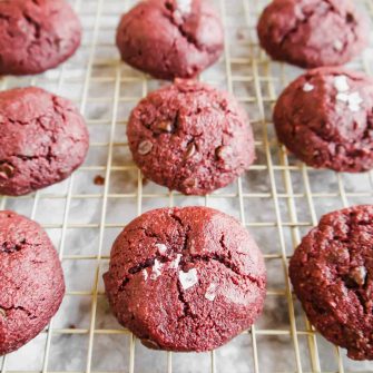 Paleo Red Velvet Cookies (GF) | Perchance to Cook, www.perchancetocook.com