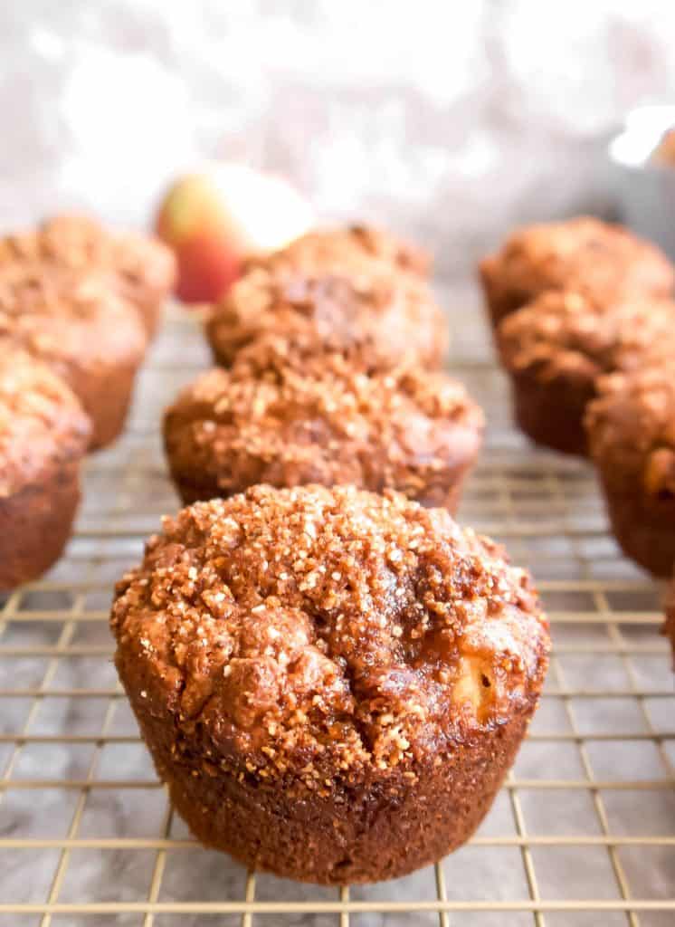 Paleo Gluten-Free Apple Crumb Muffins | Perchance to Cook, www.perchancetocook.com