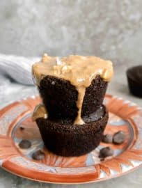 Almond Flour Chocolate Cake Cupcakes (Paleo, GF)