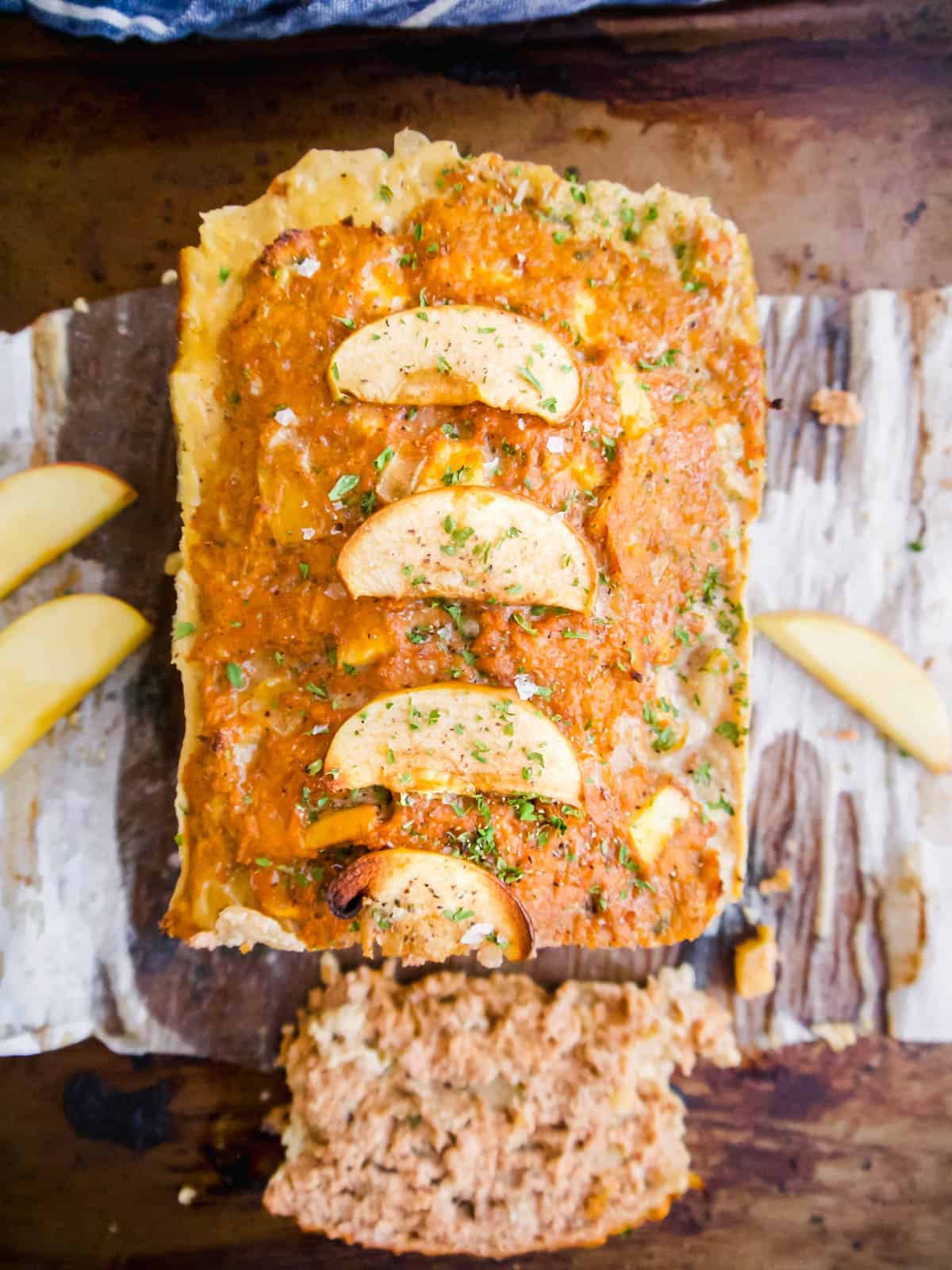 Apple and Sage Turkey Meatloaf ( Paleo, Whole30) | Perchance to Cook, www.perchancetocook.com