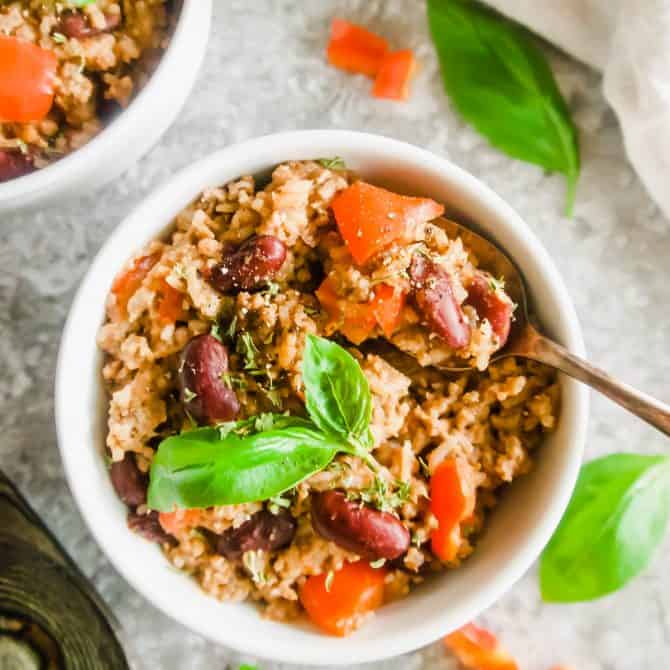 One Pot Ground Turkey, Rice And Beans (gluten-free) - Perchance To Cook