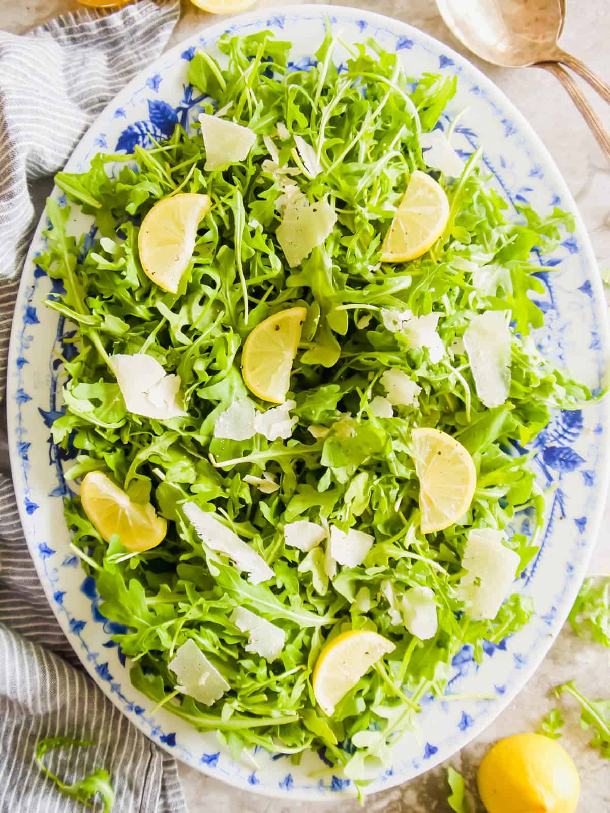 Lemon Arugula Salad | Perchance to Cook, www.perchancetocook.com