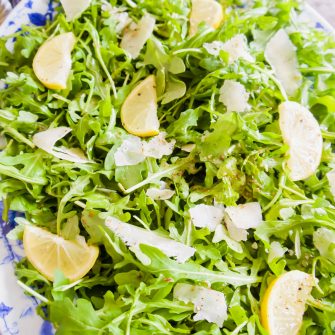Lemon Arugula Salad | Perchance to Cook, www.perchancetocook.com
