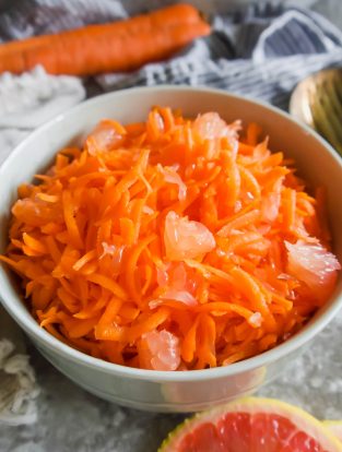 Carrot Grapefruit Salad (Paleo, GF) | Perchance to Cook, www.perchancetocook.com