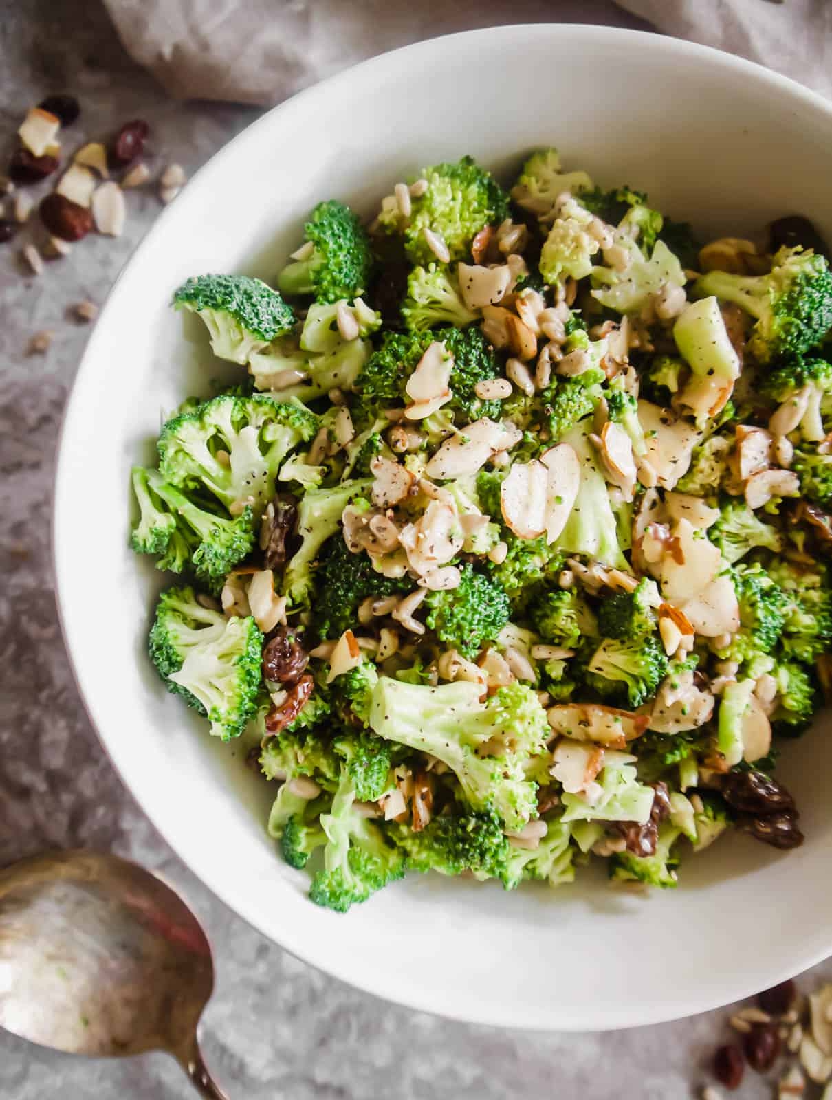 Light and Easy Broccoli Salad in a large bowl.