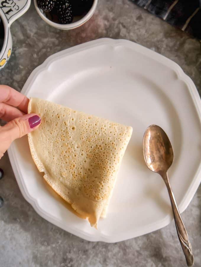 The Best Dairy-free Crepes | Perchance to Cook, www.perchancetocook.com