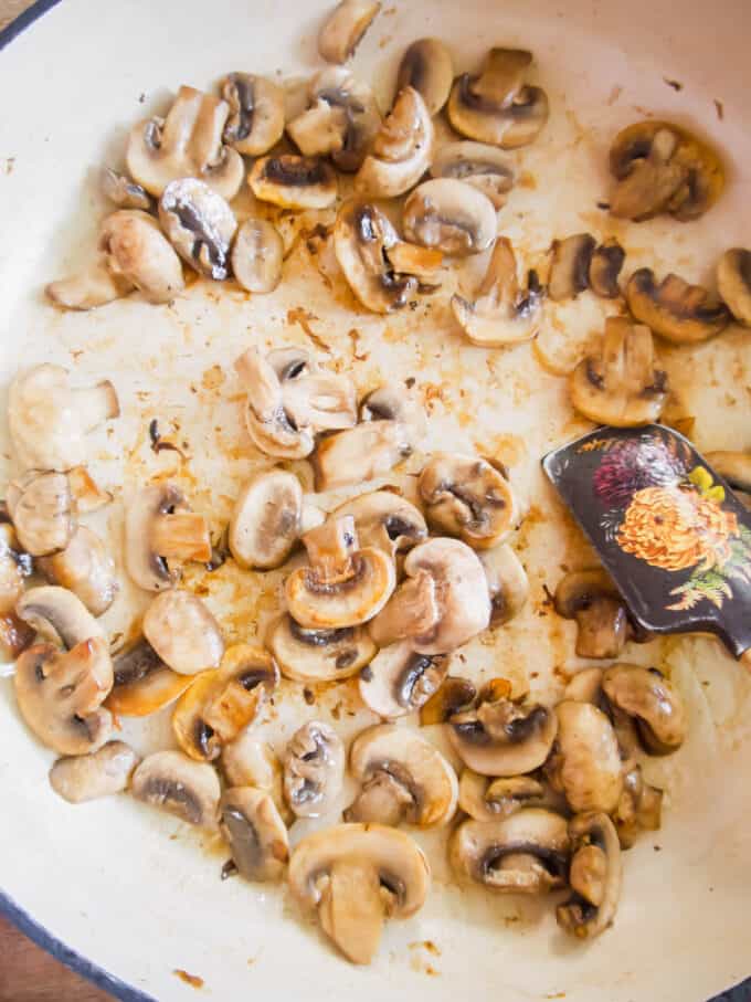 Creamy Dairy-free Bacon and Mushroom Chicken | Perchance to Cook, www.perchancetocook.com