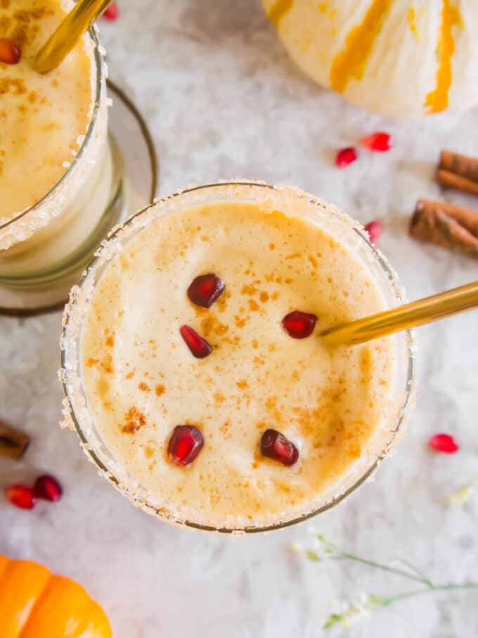 Pumpkin Spice White Russian with Almond Milk (Dairy-free) | Perchance to Cook, www.perchancetocook.com