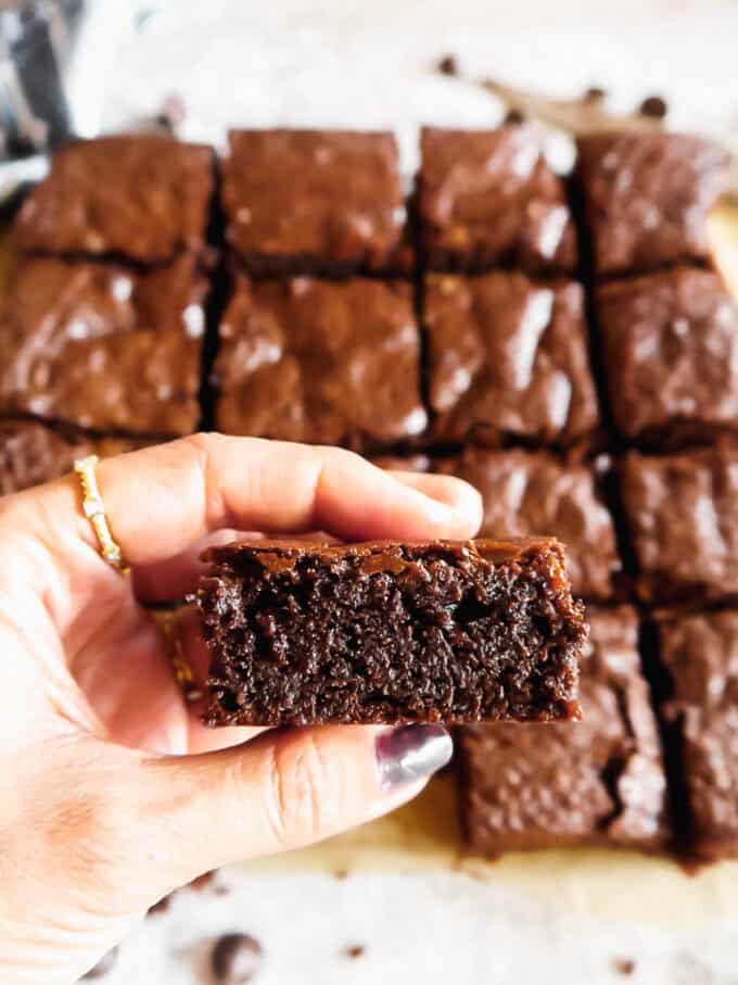 Paleo Almond Flour Brownies with Olive Oil (Dairy-free, Gluten-free) | Perchance to Cook, www.perchancetocook.com