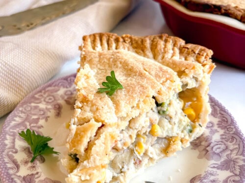 Easy Chicken Pot Pie with Store Bought Crust