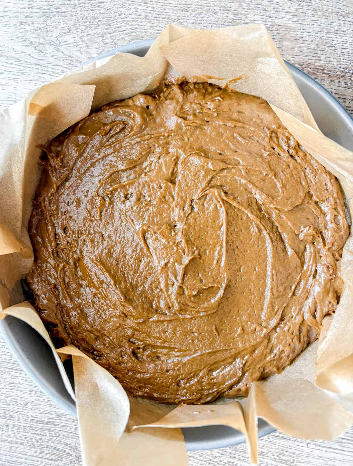 Gingerbread Cake before baking.