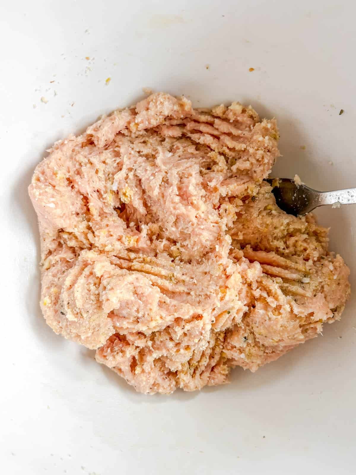 Chicken parm mixture in a bowl.